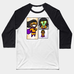 Halloween Superhero Baseball T-Shirt